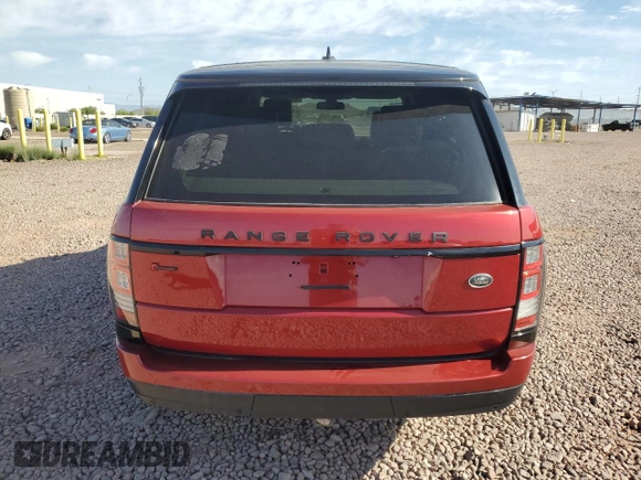 2015 Land Rover Range Rover Supercharged with VIN SALGS3TF9FA216340, listed as a Copart auction lot 55516785 with 81,908 mi miles and Clean title. Bid and sale history available at DreamBid. Image 6.