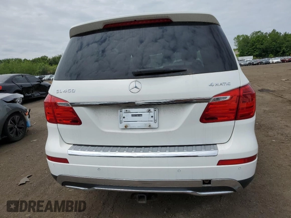 2014 Mercedes-Benz GL 450 with VIN 4JGDF7CE1EA323471, listed as a Copart auction lot 60475615 with 178,524 mi miles and Salvage title. Bid and sale history available at DreamBid. Image 6.