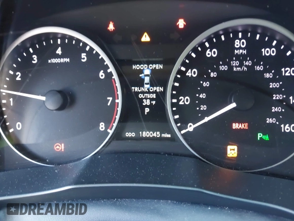 2013 Lexus ES 4dr Sdn with VIN JTHBK1GG5D2044256, listed as a IAAI auction lot 41924151 with 180,045 mi miles. Bid and sale history available at carsss.com. Image 15.