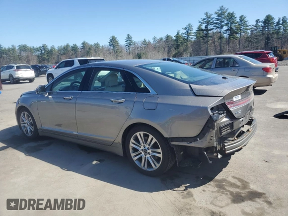 2015 Lincoln MKZ with VIN 3LN6L2J97FR625090, listed as a Copart auction lot 54340285 with 121,154 mi miles and Salvage title. Bid and sale history available at DreamBid. Image 2.