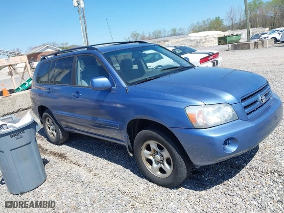 2005 Toyota Highlander with VIN JTEHD21A250037810, listed as a IAAI auction lot 42010190 with 181,645 mi miles. Bid and sale history available at carsss.com. Image 1.