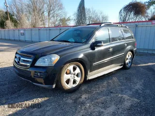 2008 Mercedes-Benz GL-Class 4.6L with VIN 4JGBF71E08A430266, listed as a IAAI auction lot 41633412 with 119,862 mi miles. Bid and sale history available at carsss.com. Image 2.