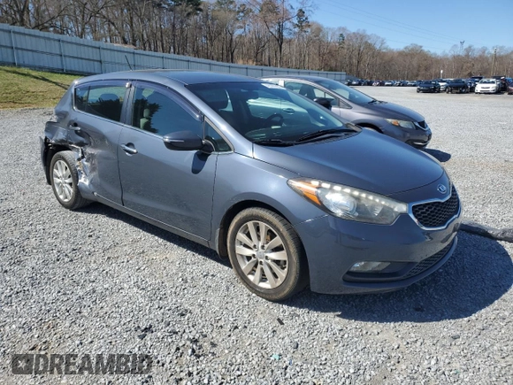 2015 Kia Forte 5-Door EX with VIN KNAFX5A82F5399073, listed as a Copart auction lot 48580855 with 117,012 mi miles and Salvage Title. Bid and sale history available at carsss.com. Image 4.