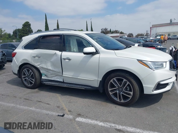 2018 Acura MDX Advance with VIN 5J8YD4H80JL012045, listed as a IAAI auction lot 42343187 with 49,461 mi miles and . Bid and sale history available at DreamBid. Image 13.