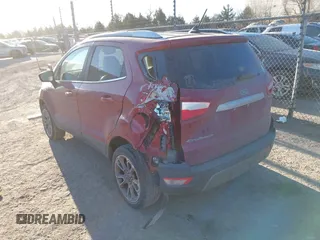2019 Ford EcoSport Titanium z VIN MAJ6S3KL4KC271163, wystawiony jako IAAI lot #41674086 z przebiegiem 117 265 mil mil oraz . Historia ofert i sprzedaży dostępna na DreamBid. Obrazek 3.