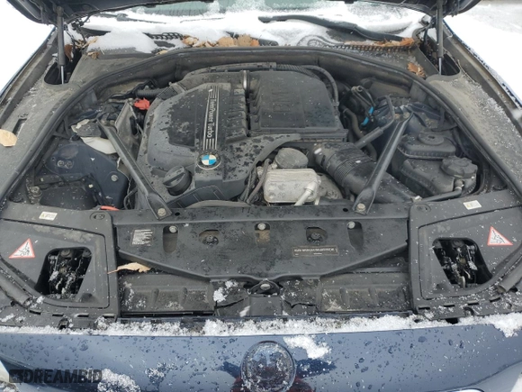 2012 BMW 5 Series 535i xDrive with VIN WBAFU7C5XCDU61134, listed as a Copart auction lot 43600675 with 103,347 mi miles and Salvage Title. Bid and sale history available at carsss.com. Image 11.