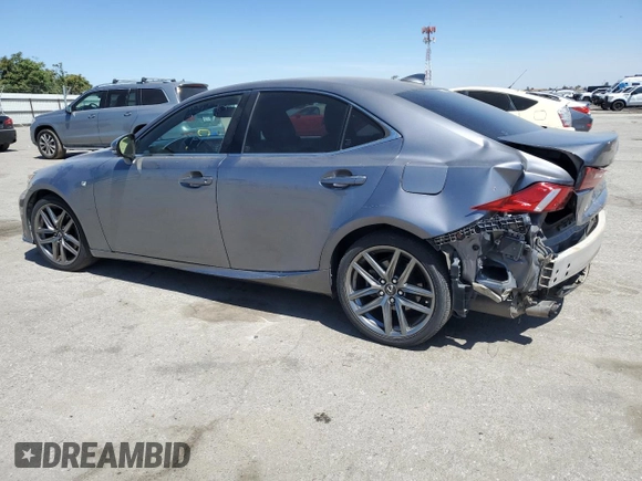 2015 Lexus IS 250 with VIN JTHBF1D25F5051478, listed as a Copart auction lot 57087175 with 105,255 mi miles and Salvage title. Bid and sale history available at DreamBid. Image 2.
