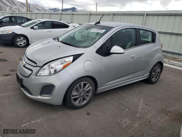 2015 Chevrolet Spark EV LT with VIN KL8CL6S09FC739114, listed as a Copart auction lot 81126184 with 57,010 mi miles and Salvage Title. Bid and sale history available at carsss.com. Image 1.