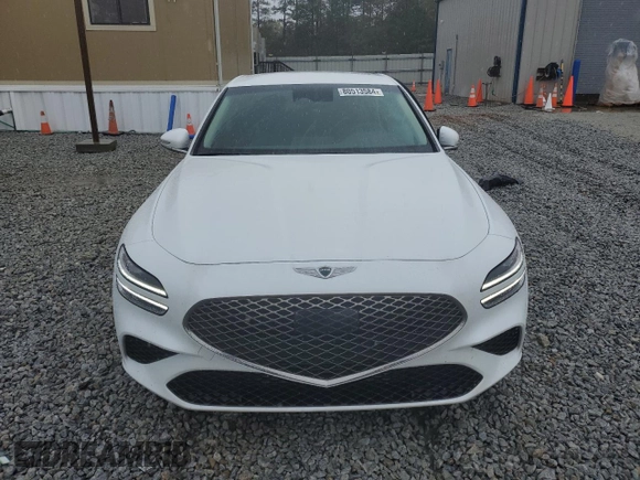 2023 Genesis G70 2.0T with VIN KMTG34TA5PU134136, listed as a Copart auction lot 80513584 with 12,567 mi miles and Salvage Title. Bid and sale history available at DreamBid. Image 5.