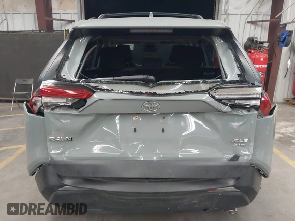2019 Toyota RAV4 XLE with VIN JTMP1RFV2KD028137, listed as a IAAI auction lot 41931454 with 88,998 mi miles and . Bid and sale history available at DreamBid. Image 16.