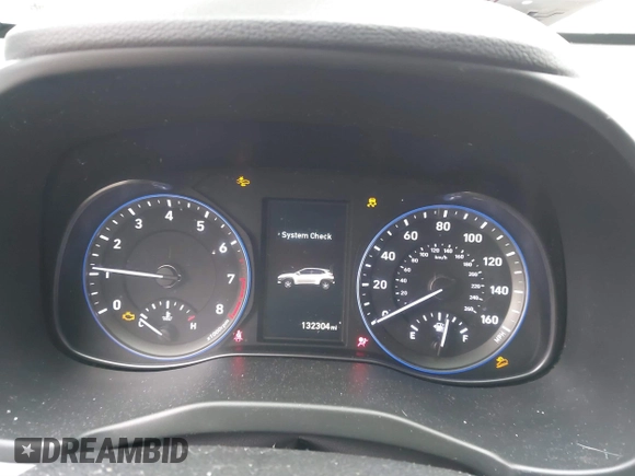 2020 Hyundai Kona SEL Plus with VIN KM8K62AA4LU428995, listed as a IAAI auction lot 41475674 with 132,304 mi miles. Bid and sale history available at carsss.com. Image 7.