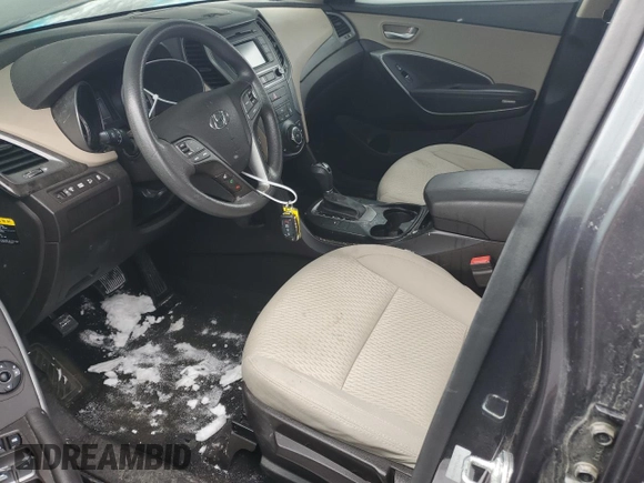2018 Hyundai Santa Fe 2.4L with VIN 5XYZT3LB3JG571720, listed as a Copart auction lot 43942375 with 108,435 mi miles and Salvage title. Bid and sale history available at DreamBid. Image 7.