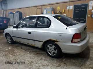 2002 Hyundai Accent with VIN KMHCF35G82U192732, listed as a Copart auction lot 85187074 with 224,194 mi miles and Clean title. Bid and sale history available at DreamBid. Image 2.