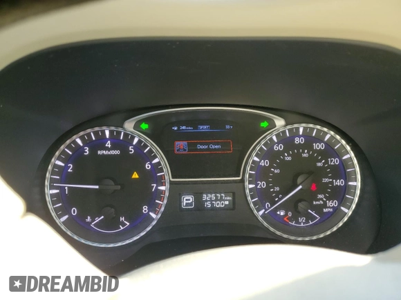 2013 Infiniti JX35 with VIN 5N1AL0MM9DC304341, listed as a Copart auction lot 43156525 with 32,577 mi miles and Salvage Title. Bid and sale history available at carsss.com. Image 9.
