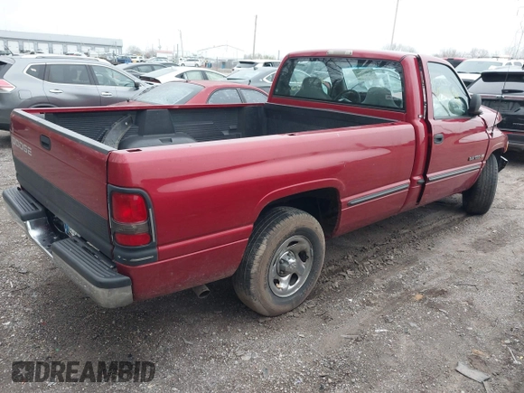 1998 Dodge 1500 with VIN 1B7HC16Y4WS630100, listed as a IAAI auction lot 42001935 with 65,000 mi miles and . Bid and sale history available at DreamBid. Image 4.