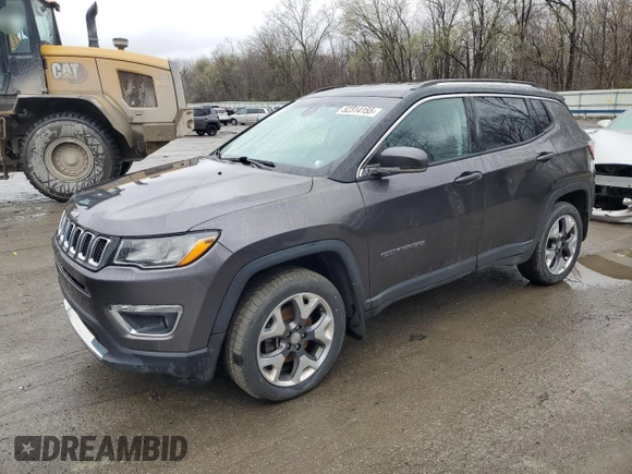 2018 Jeep Compass Limited с VIN 3C4NJDCB9JT128524, выставлен на аукционе Copart как лот 52314155 с пробегом 105 761 миль миль и Списание • Salvage title. История ставок и продаж доступна на DreamBid. Изображение 1.