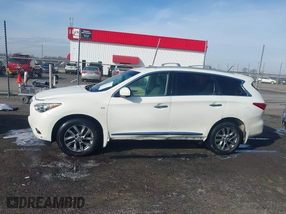 2015 Infiniti QX60 with VIN 5N1AL0MM0FC515589, listed as a IAAI auction lot 41420447 with 172,570 mi miles and . Bid and sale history available at DreamBid. Image 14.