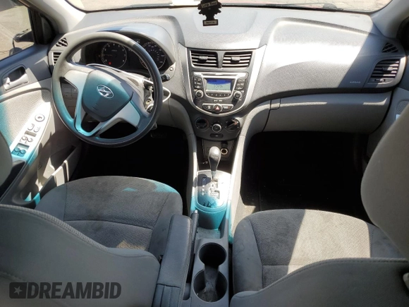 2013 Hyundai Accent GLS with VIN KMHCT4AE8DU365641, listed as a Copart auction lot 55042985 with 184,268 mi miles and Non Repairable. Bid and sale history available at carsss.com. Image 8.