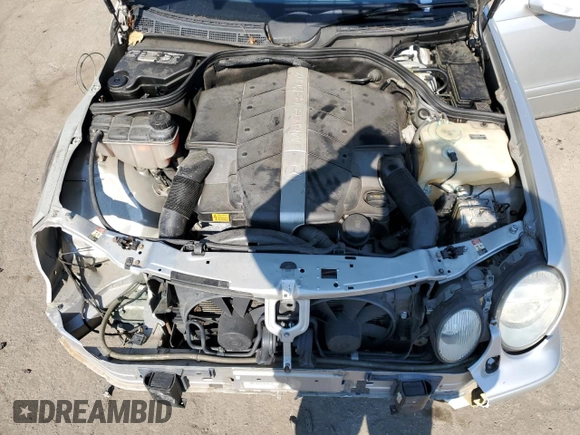 2002 Mercedes-Benz CLK with VIN WDBLK70G82T110291, listed as a Copart auction lot 75562454 with 152,132 mi miles and Salvage Title. Bid and sale history available at carsss.com. Image 11.