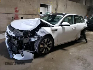 2016 Kia Optima SXL Turbo with VIN 5XXGV4L26GG052021, listed as a Copart auction lot 54018535 with 109,409 mi miles and Salvage title. Bid and sale history available at DreamBid. Image 1.