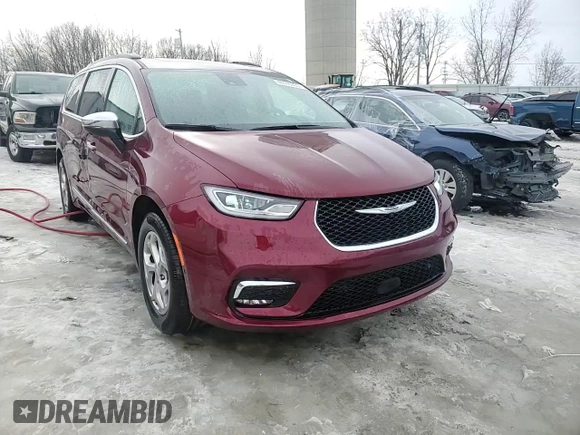 2023 Chrysler Pacifica Limited with VIN 2C4RC3GG5PR600273, listed as a Copart auction lot 46516335 with 34,057 mi miles and Non repairable. Bid and sale history available at DreamBid. Image 14.
