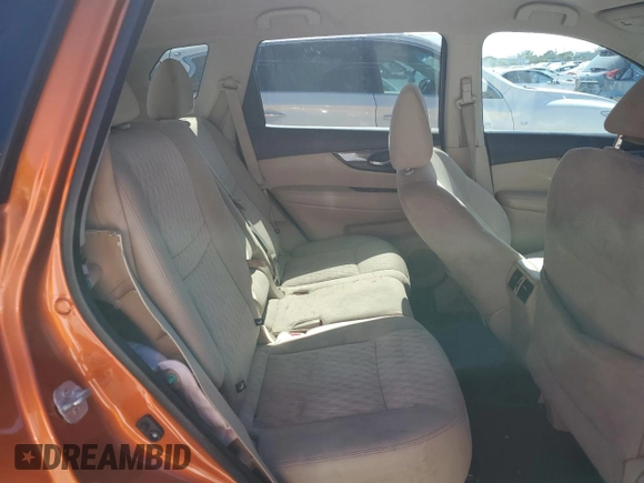 2017 Nissan Rogue SV z VIN 5N1AT2MN9HC761869, wystawiony jako Copart lot #57782335 z przebiegiem 76 896 mil mil oraz Szkoda całkowita • Salvage title. Historia ofert i sprzedaży dostępna na DreamBid. Obrazek 10.