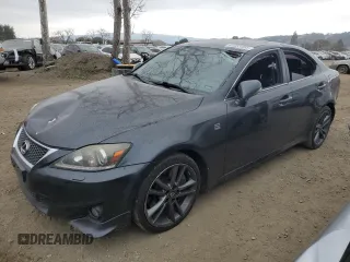 2011 Lexus IS 350 with VIN JTHBE5C22B5025247, listed as a Copart auction lot 43453355 with 228,348 mi miles and Salvage Title. Bid and sale history available at carsss.com. Image 1.