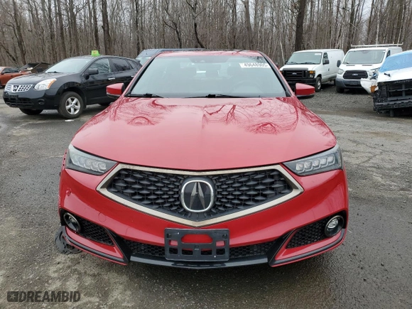 2018 Acura TLX w/A-SPEC Pkg with VIN 19UUB2F64JA012068, listed as a Copart auction lot 49648905 with 49,293 mi miles and Salvage Title. Bid and sale history available at carsss.com. Image 5.