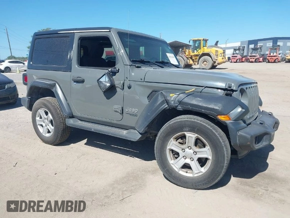 2020 Jeep Wrangler Sport S с VIN 1C4GJXAN4LW208110, выставлен на аукционе IAAI как лот 41811650 с пробегом 48 623 миль миль и . История ставок и продаж доступна на DreamBid. Изображение 1.