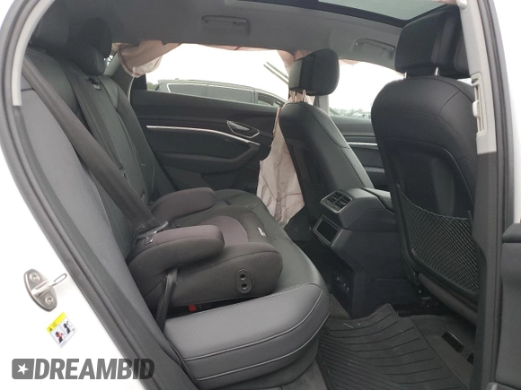 2021 Audi e-tron Premium Plus with VIN WA1LAAGE7MB015990, listed as a Copart auction lot 85205754 with 37,070 mi miles and Salvage Title. Bid and sale history available at DreamBid. Image 10.