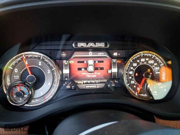 2022 Ram 1500 with VIN 1C6SRFSM5NN265466, listed as a Copart auction lot 41863195 with 74,442 mi miles and Salvage title. Bid and sale history available at DreamBid. Image 9.