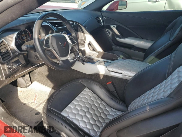 2014 Chevrolet Corvette Z51 2LT with VIN 1G1YK2D70E5134011, listed as a Copart auction lot 89138345 with 52,973 mi miles and Salvage title. Bid and sale history available at DreamBid. Image 8.