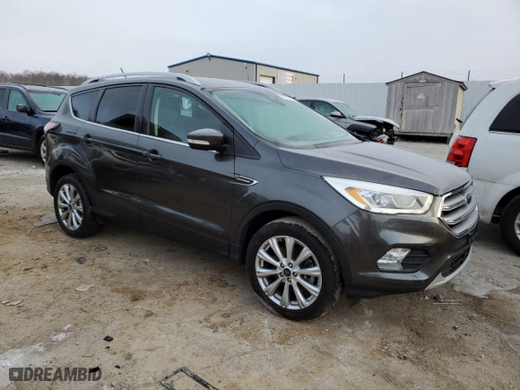 2017 Ford Escape Titanium with VIN 1FMCU0J95HUD65062, listed as a Copart auction lot 88750795 with 89,751 mi miles and Non Repairable. Bid and sale history available at carsss.com. Image 4.