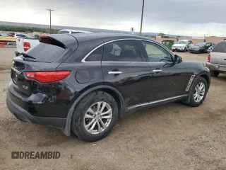 2013 Infiniti FX with VIN JN8CS1MU8DM141623, listed as a Copart auction lot 62533145 with 160,602 mi miles and Salvage title. Bid and sale history available at DreamBid. Image 3.