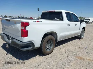2021 Chevrolet Silverado 1500 Work Truck with VIN 1GCRYAEF4MZ324783, listed as a IAAI auction lot 41958507 with 122,426 mi miles and . Bid and sale history available at DreamBid. Image 4.