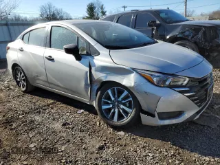 2024 Nissan Versa S with VIN 3N1CN8DV7RL819903, listed as a Copart auction lot 42855805 with 17,120 mi miles and Salvage Title. Bid and sale history available at carsss.com. Image 4.