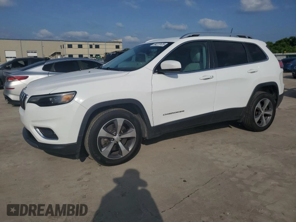 2019 Jeep Cherokee Limited with VIN 1C4PJLDB3KD340005, listed as a Copart auction lot 54223125 with 75,898 mi miles and Clean title. Bid and sale history available at DreamBid. Image 1.