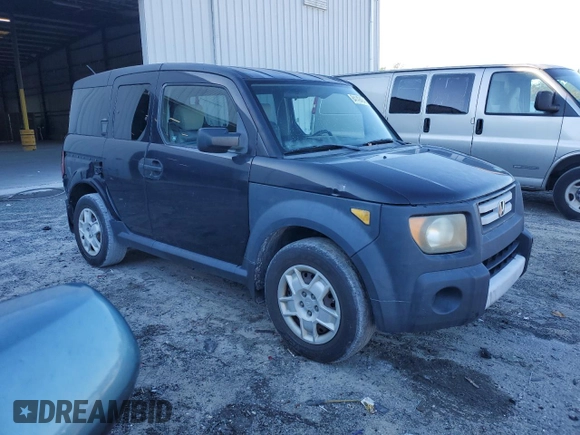 2007 Honda Element LX with VIN 5J6YH173X7L014167, listed as a Copart auction lot 84143454 with 171,996 mi miles and Salvage Title. Bid and sale history available at DreamBid. Image 4.