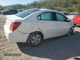 2015 Chevrolet Sonic LS with VIN 1G1JA5SH9F4160891, listed as a Copart auction lot 54387525 with 61,181 mi miles and Salvage title. Bid and sale history available at DreamBid. Image 3.