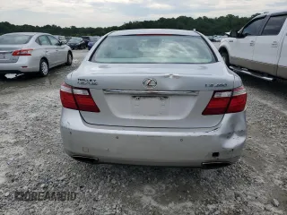 2007 Lexus LS 460 with VIN JTHBL46F175014438, listed as a Copart auction lot 62513655 with 128,213 mi miles and Salvage title. Bid and sale history available at DreamBid. Image 6.