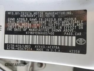 2017 Toyota Avalon Hybrid XLE Plus z VIN 4T1BD1EB6HU057400, wystawiony jako Copart lot #88993355 z przebiegiem 67 578 mil mil oraz Szkoda całkowita • Salvage title. Historia ofert i sprzedaży dostępna na DreamBid. Obrazek 13.