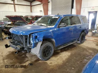 2019 Chevrolet Tahoe Commercial with VIN 1GNSKDEC6KR404004, listed as a Copart auction lot 44214605 with 85,068 mi miles and Salvage title. Bid and sale history available at DreamBid. Image 1.
