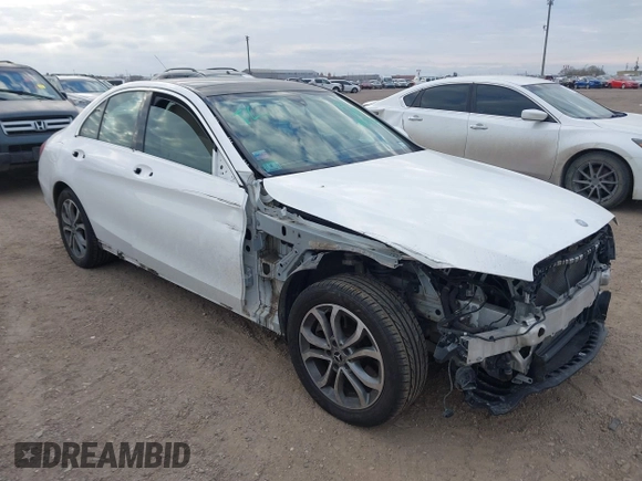 2017 Mercedes-Benz C 300 with VIN 55SWF4KB1HU230253, listed as a IAAI auction lot 41621762 with 138,299 mi miles and . Bid and sale history available at carsss.com. Image 6.