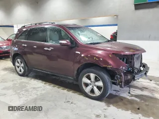 2010 Acura MDX Technology Pkg with VIN 2HNYD2H66AH508797, listed as a Copart auction lot 52759875 with 183,256 mi miles and Salvage Title. Bid and sale history available at carsss.com. Image 4.