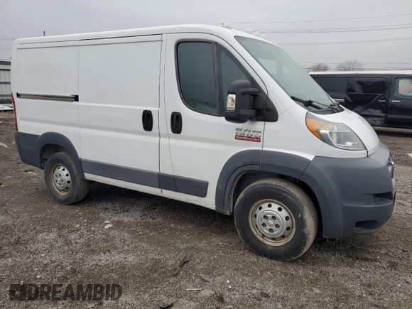 2017 Ram ProMaster Cargo with VIN 3C6TRVNG9HE534856, listed as a Copart auction lot 60272604 with 137,146 mi miles and Clean Title. Bid and sale history available at carsss.com. Image 4.