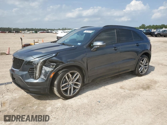 2020 Cadillac XT4 FWD Sport with VIN 1GYFZER40LF012664, listed as a Copart auction lot 54797915 with 59,393 mi miles and Salvage title. Bid and sale history available at DreamBid. Image 1.