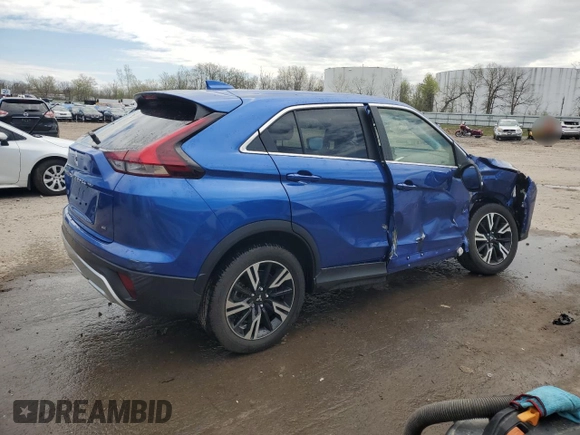 2023 Mitsubishi Eclipse Cross SE z VIN JA4ATWAAXPZ054704, wystawiony jako Copart lot #55148655 z przebiegiem 12 162 mil mil oraz Szkoda całkowita • Salvage title. Historia ofert i sprzedaży dostępna na DreamBid. Obrazek 3.