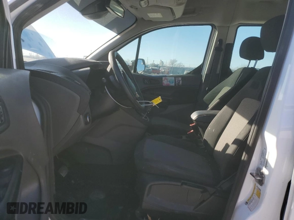 2022 Ford Transit Connect XL with VIN NM0GE9E24N1538522, listed as a Copart auction lot 51353895 with 65,514 mi miles and Salvage title. Bid and sale history available at DreamBid. Image 7.