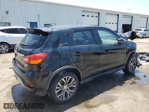2019 Mitsubishi Outlander ES with VIN JA4AP3AU4KU034077, listed as a Copart auction lot 57586075 with 49,375 mi miles and Salvage title. Bid and sale history available at DreamBid. Image 3.