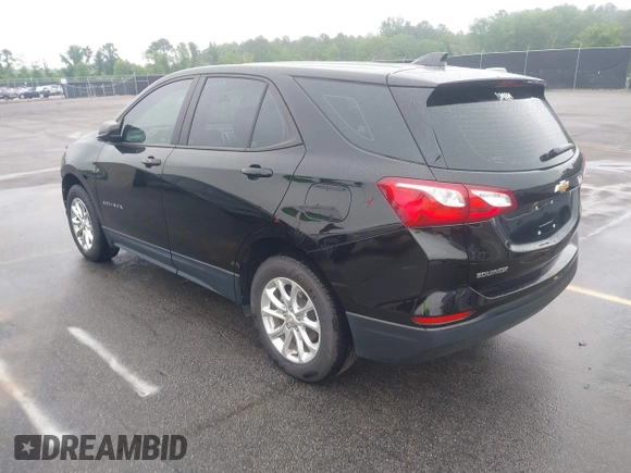2020 Chevrolet Equinox LS with VIN 2GNAXHEVXL6282184, listed as a IAAI auction lot 42102233 with 56,968 mi miles and . Bid and sale history available at DreamBid. Image 3.